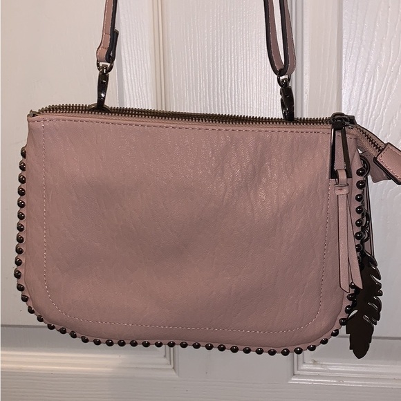 Pink Faux Leather Jessica Simpson Crossbody - Picture 6 of 9